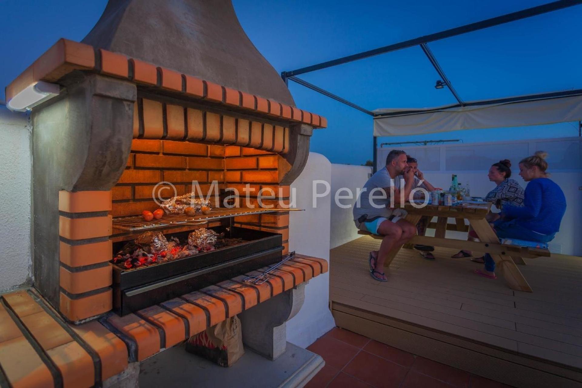Wohnung In Son Baulo Mit Terrasse, Garten Und Grill Can Picafort  Bagian luar foto