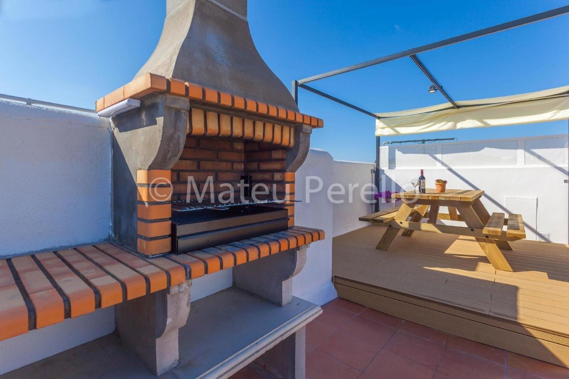 Wohnung In Son Baulo Mit Terrasse, Garten Und Grill Can Picafort  Bagian luar foto
