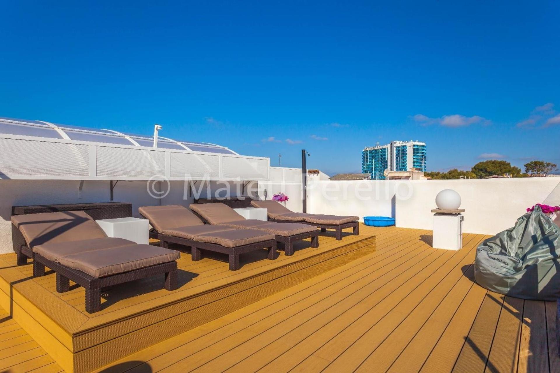 Wohnung In Son Baulo Mit Terrasse, Garten Und Grill Can Picafort  Bagian luar foto